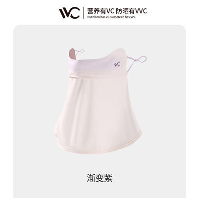 VVC护眼角防晒口罩女防紫外线冰丝透气夏季薄款面罩立体冰凉显瘦 商品图3
