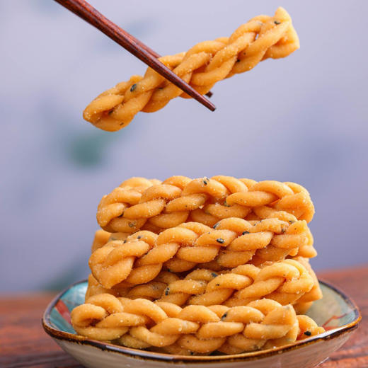 酥脆不油腻，营养美味又健康， 铁棍山药麻花600g（50g*12包/盒） 商品图0