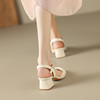 ZHR尖头单凉鞋女2023新款夏季韩版百搭包头时装一字扣带凉鞋气质 商品缩略图2