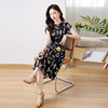 夏季新款，女法式气质显瘦垂感印花裙子连衣裙HR-WZ60329 商品缩略图2