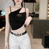 休闲时尚百搭复古气质中古轻奢重工女士平滑合金腰带 余潇潇配饰 商品缩略图2