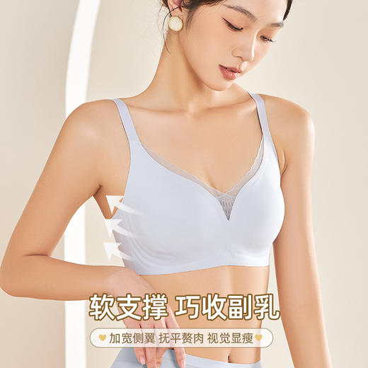 【超舒适时尚文胸】女神必备！一体式无痕芒果杯，无钢圈内衣，收副乳，大胸显小，让你更加轻松自信！新品爆款，今日热卖，你值得拥有！ 商品图4
