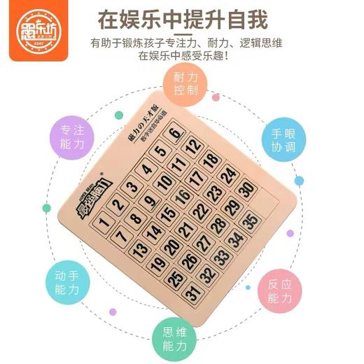 愚乐坊最强脑力磁性数字迷宫华容道 商品图6