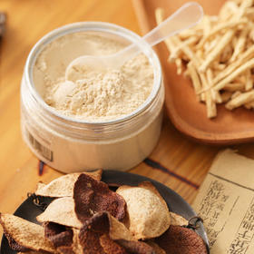 人参陈皮粉 | 长白山参粉细粉新会陈皮烘培冲饮早餐粉108g。