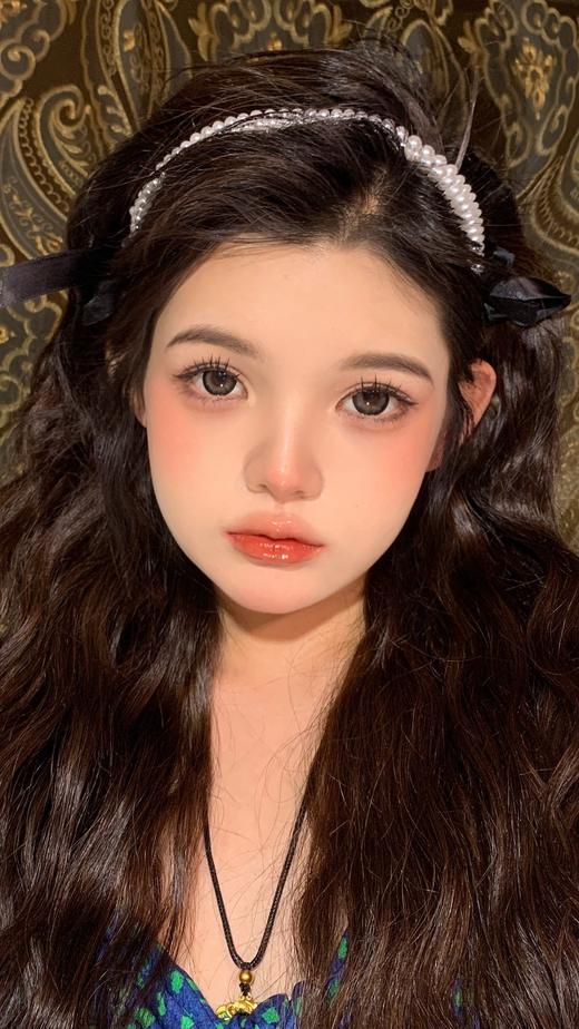 （盒装）若瞳新款熊猫奶盖/花椒奶糕年抛美瞳彩色隐形眼镜 商品图5