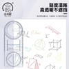 小卡尼多功能活动角几何绘图尺数学小学初高中教学同步学生便携透明画角函数量角立体平面尺 商品缩略图3