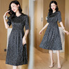 ASE-23069时尚气质百搭优雅知性真丝连衣裙 商品缩略图1