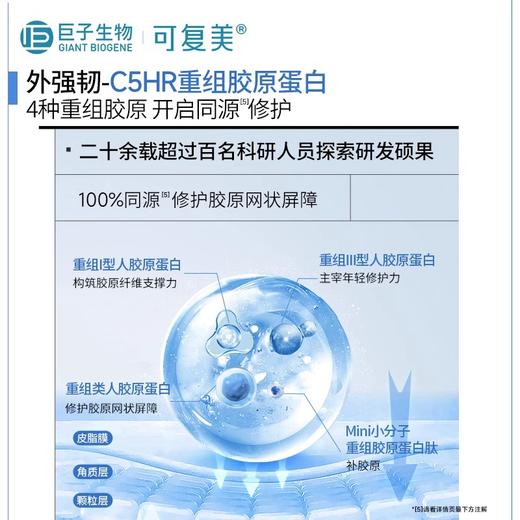 可复美胶原乳重组胶原蛋白补水保湿修护屏障春夏滋润清爽乳液80ml 商品图2