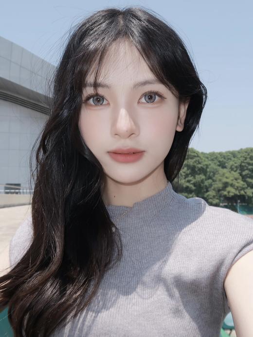 【平价年抛】炭椰椰 Mliilens 大直径14.5 着色14.0 仅供参考（同品牌多副更划算 选款色板在详情页）灰色混血美瞳，挡瞳不在售后内 商品图8