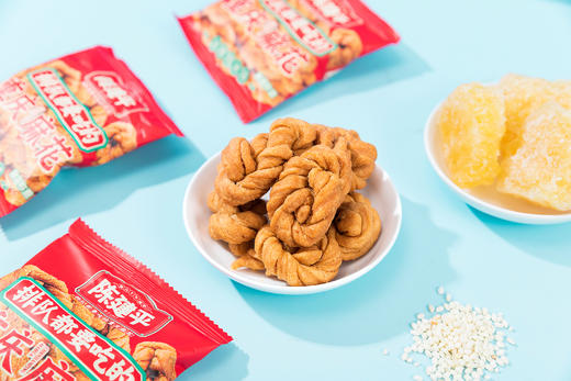 陈建平500g手工麻花手抓包休闲零食分享装重庆特产磁器口同款独立包装 商品图6