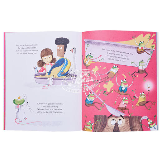 【中商原版】Pippa Curnick The Big Christmas Bake 圣诞烘焙 英文原版儿童绘本 商品图6