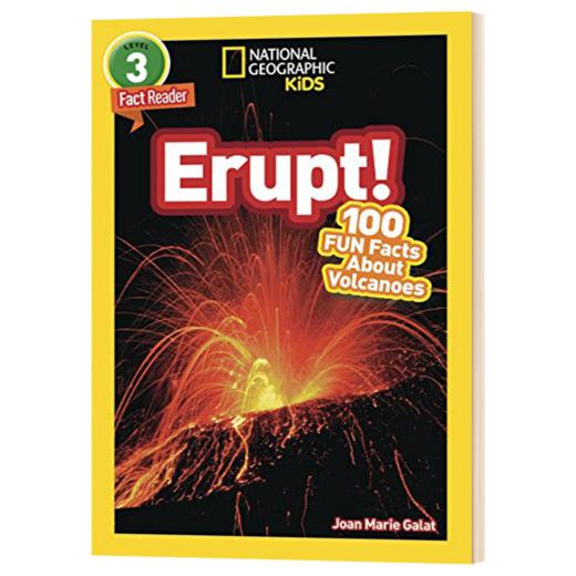 英文原版 NG Kids Readers L3 Erupt! 100 Fun Facts About Volcanoes 火山喷发 国家地理分级阅读 英文版 进口英语原版书籍 商品图3