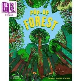 【中商原版】Pop-Up Forest 森林立体书 英文原版 进口图书 儿童自然绘本 自然科学立体图画书 玩具书6-8岁儿童读物精装童书