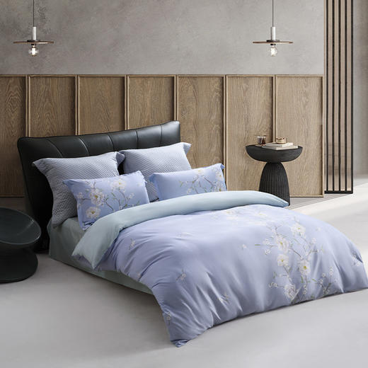 【自营】 水星家纺 床上用品磨毛抗菌四件套 馨香蜜语 200*230cm 商品图1