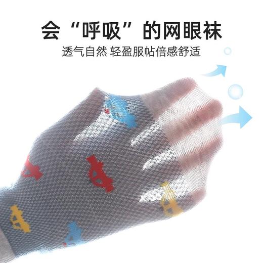 【超妈】旭威儿童夏天袜子春夏季薄款透气男童女童网眼中短筒袜男宝宝小女孩薄棉夏季袜 商品图2