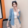 夏日必备【天丝透气清凉百搭，慵懒优雅防晒衣】优质面料莱赛尔氧气小开衫女孔雀天丝防晒衣打底衫百搭长袖针织轻薄防晒衫 商品缩略图11
