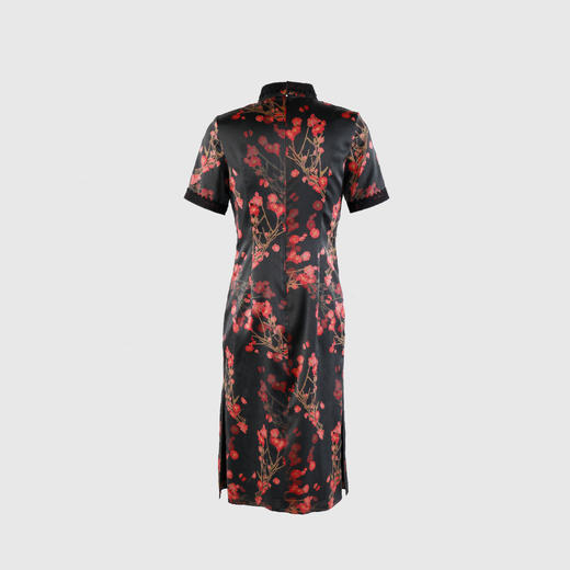 撞花边短袖国风旗袍 商品图2