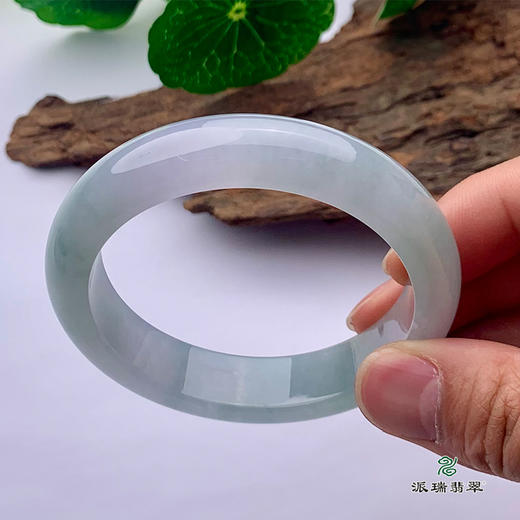 派瑞翡翠 翡翠手镯 糯种 飘花 商品图2