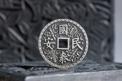 矩德泉坊 纯银手作    国泰民安暗八仙（4.2厘米版）610 商品图3