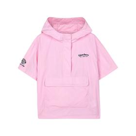 斯凯奇女子针织短袖T恤衫L223W043/013W粉红