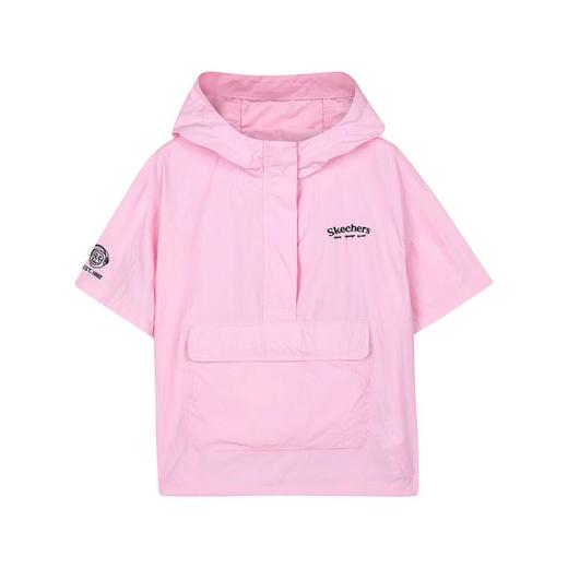 斯凯奇女子针织短袖T恤衫L223W043/013W粉红 商品图0