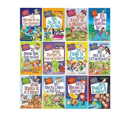 【宝莉爹书单·5-12岁】疯狂学校套装 英文原版 My Weird School  儿童章节桥梁书 校园幽默 【第一季&特别版配音频】 商品图5