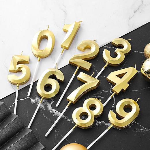 凯旋门立体金色蜡烛 商品图2