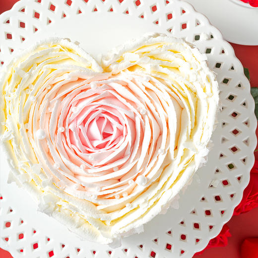 一心一意表白纪念日蛋糕 商品图1