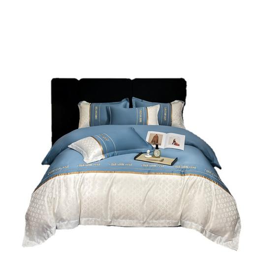 占姆士奥莱线上款「水洗丝四件套！八款可选」夏季新款水洗丝刺绣四件套 欧式床笠款被套床单床上用品居家布艺 商品图4