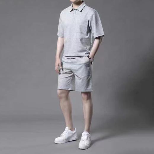 新款短袖t恤套装男宽松卫衣短裤韩版潮流帅气休闲两件套  YH-A58 商品图0