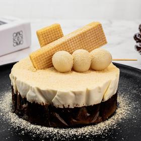 烤爱·基础款·双层芝士系列·豆乳黑芝麻巴斯克蛋糕·豆乳黑芝麻·下午茶 全国配送（偏远地区除外）
