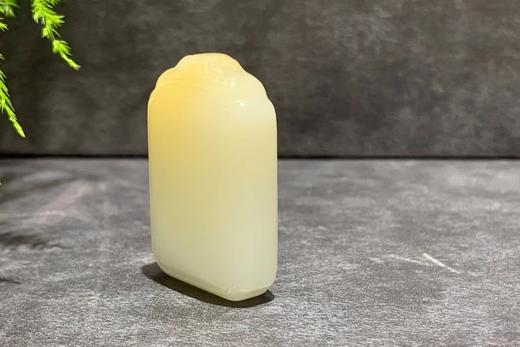 【御珠宫坊】糖羊脂白玉无事牌 商品图2