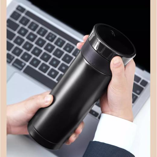 膳魔师THERMOS 智能测温保温杯不锈钢充电便携显温杯高档礼物茶杯 商品图2