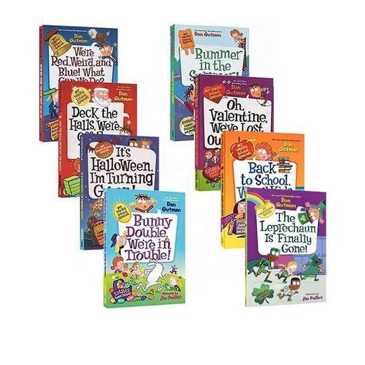 【宝莉爹书单·5-12岁】疯狂学校套装 英文原版 My Weird School  儿童章节桥梁书 校园幽默 【第一季&特别版配音频】 商品图4