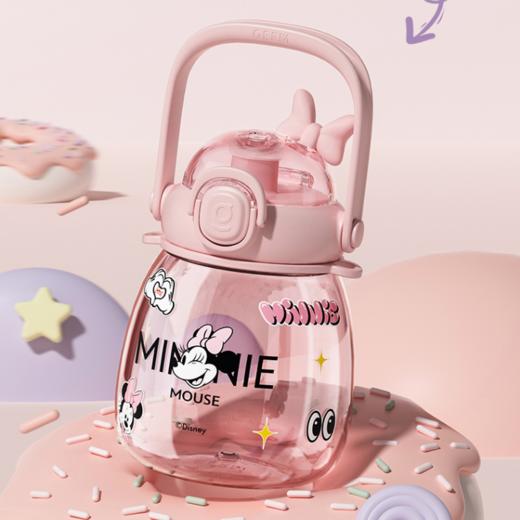 格沵（germ）迪士尼联名高颜值吸管水杯儿童学生运动水壶夏季大肚杯子1000ml【不支持补差，非质量问题不退不换】S 商品图2