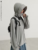 CryingCenter陨石灰可拆卸帽檐防晒遮阳凉感透气外套防晒服帽衫 商品缩略图0