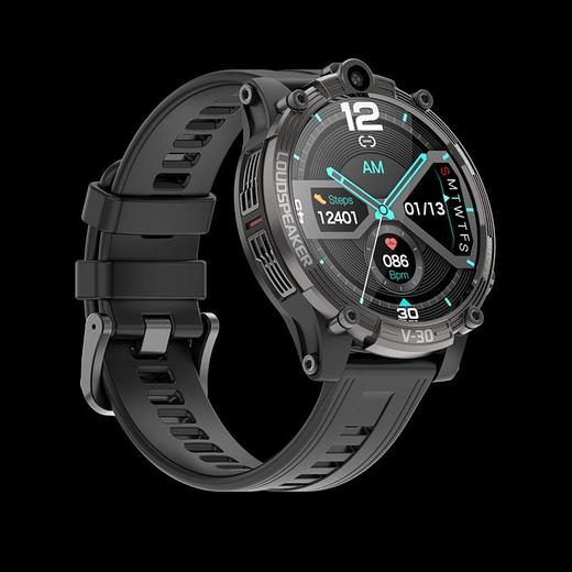 V20成人智能手表4G全网通插卡电话 4G+128G 双摄像头wifi上网定位 商品图3