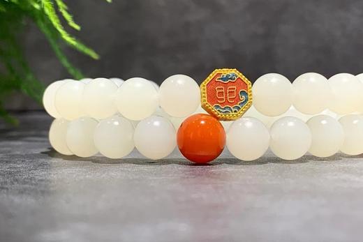 【御珠宫坊】羊脂白玉珠串 商品图4
