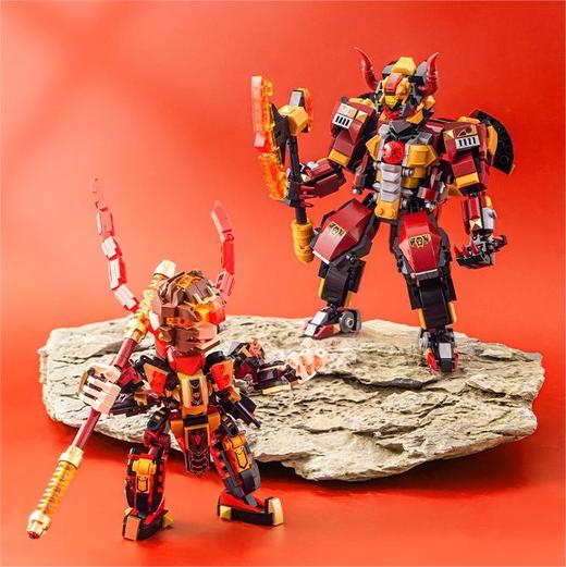 LOZ俐智拼装积木玩具 孙悟空牛魔王 商品图2