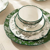 摩登主妇玫瑰假日中国风陶瓷碗盘餐具套装杯碟盘子鱼盘汤碗米饭碗 商品缩略图1
