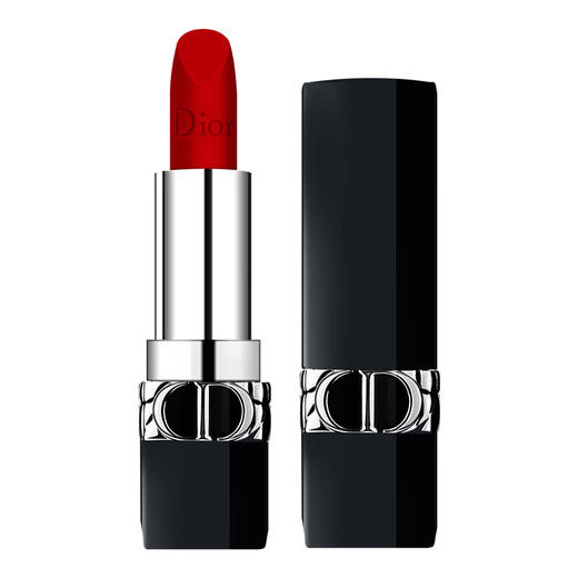 【礼物】迪奥（Dior）口红烈艳蓝金840 丝绒唇膏枫叶砖红3.5g 商品图4