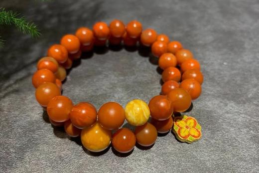 【御珠宫坊】包浆南红珠串 商品图2