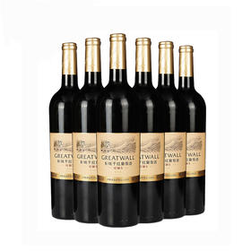 【买中粮长城特制5解百纳干红葡萄酒750mL/瓶