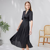 EITIE爱特爱气质中袖西装领收腰连衣裙垂坠高级通勤夏新款B07136 商品缩略图2