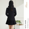 罗蒙春秋长袖连衣裙女士商务通勤西装裙时尚百搭连衣裙女 商品缩略图1
