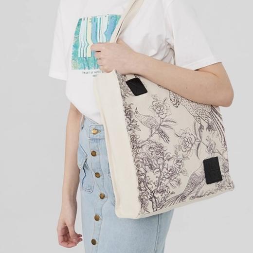 大都会艺术博物馆欧式中国风系列 印花帆布单肩包手提包 商品图1