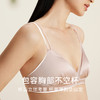 【浪漫轻纱】金三塔里外20mm桑蚕丝包容高弹凉感真丝无钢圈文胸内衣（限价款）  NZFDC302 商品缩略图3