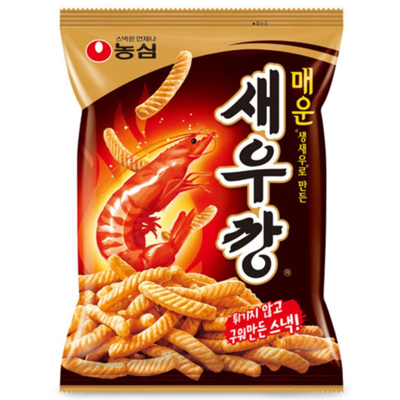 农心虾条辣味90g농심 새우깡 매운맛