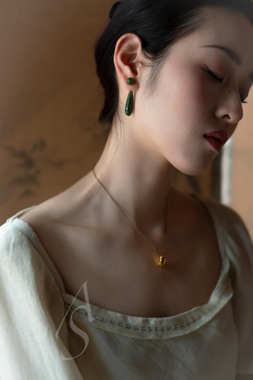 Sophie Buhai   纯银/金色小号蛋型吊坠项链 商品图11