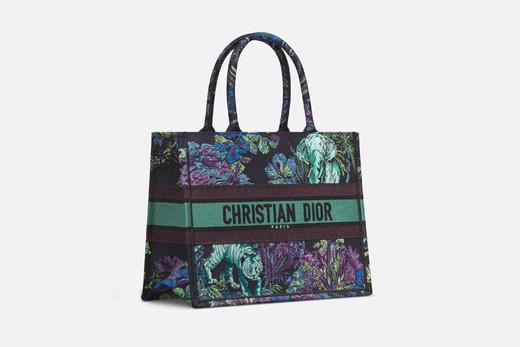 【超惠秒】DIOR 迪奥 女士中号 BOOK TOTE 手袋 印花刺绣 36x27.5x16.5cm  M1296ZRIW / M1296ZEUP 商品图11